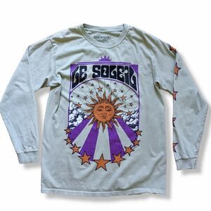 Chemistry Le Soleil Long Sleeve green Cotton Tee women's‎ sz M